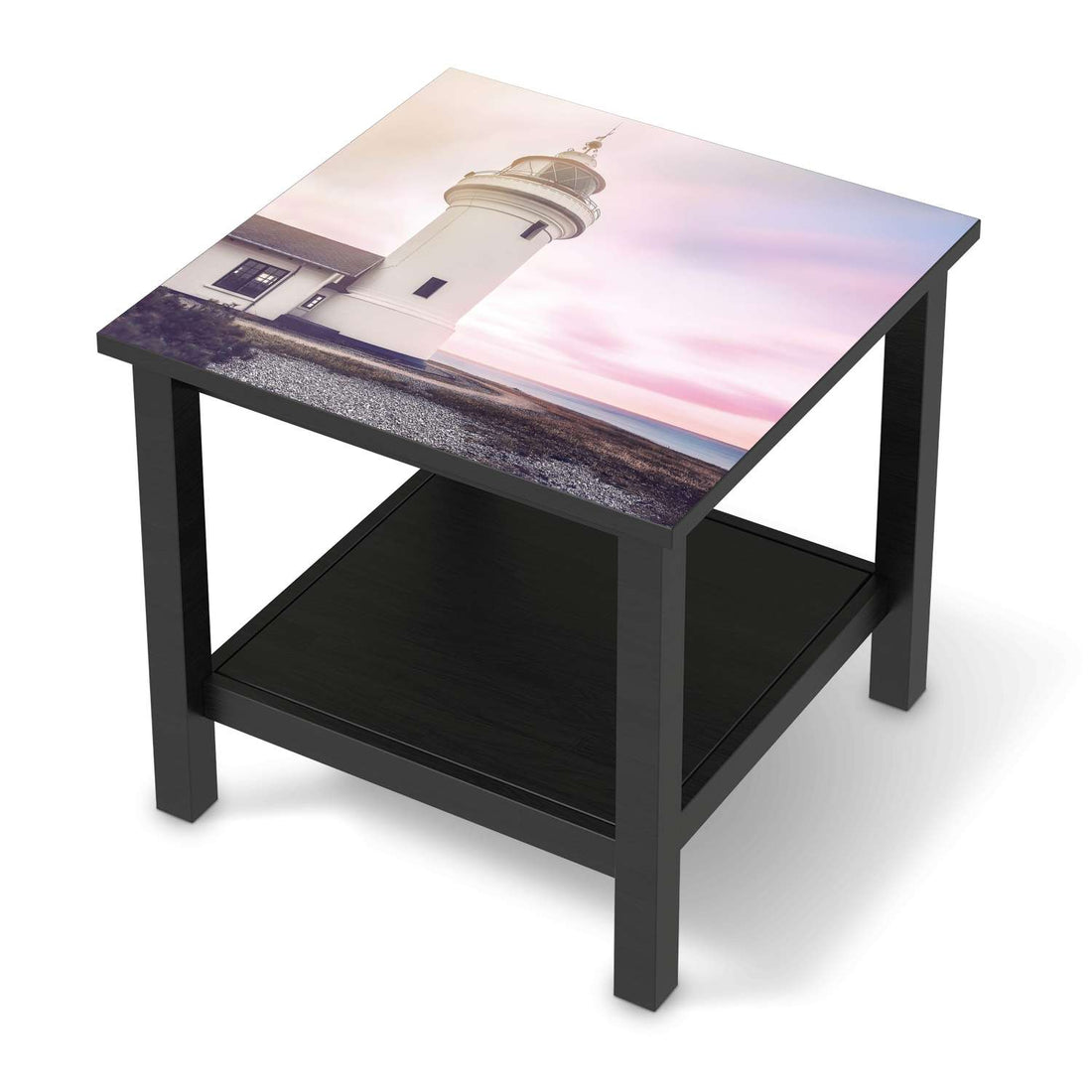 Möbel Klebefolie Lighthouse - IKEA Hemnes Beistelltisch 55x55 cm - schwarz