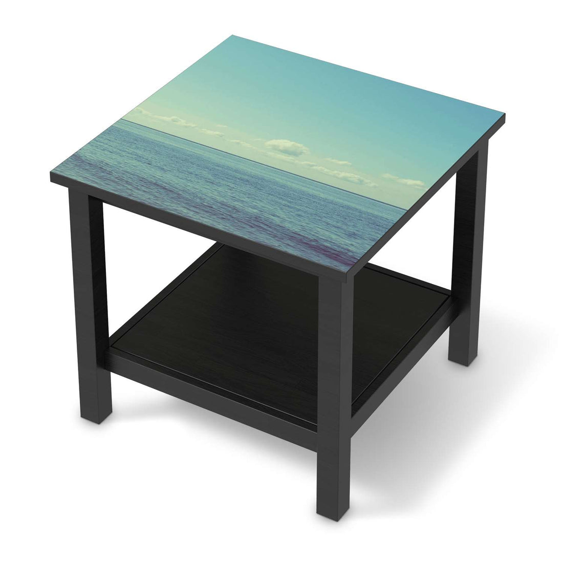 Möbel Klebefolie Mehr Meer - IKEA Hemnes Beistelltisch 55x55 cm - schwarz
