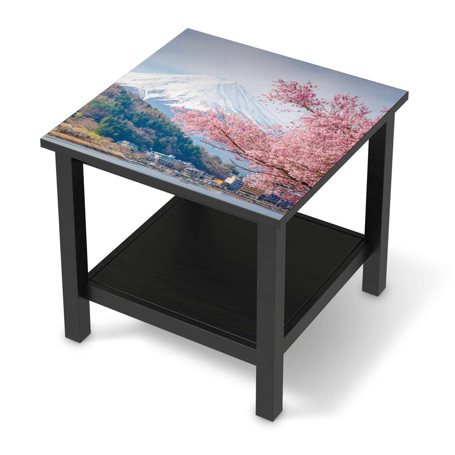 Möbel Klebefolie Mount Fuji - IKEA Hemnes Beistelltisch 55x55 cm - schwarz