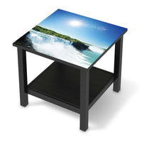 Möbel Klebefolie Niagara Falls - IKEA Hemnes Beistelltisch 55x55 cm - schwarz