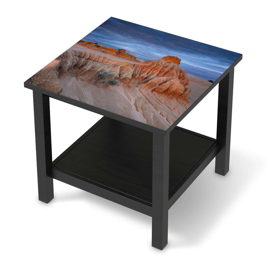 Möbel Klebefolie Outback Australia - IKEA Hemnes Beistelltisch 55x55 cm - schwarz
