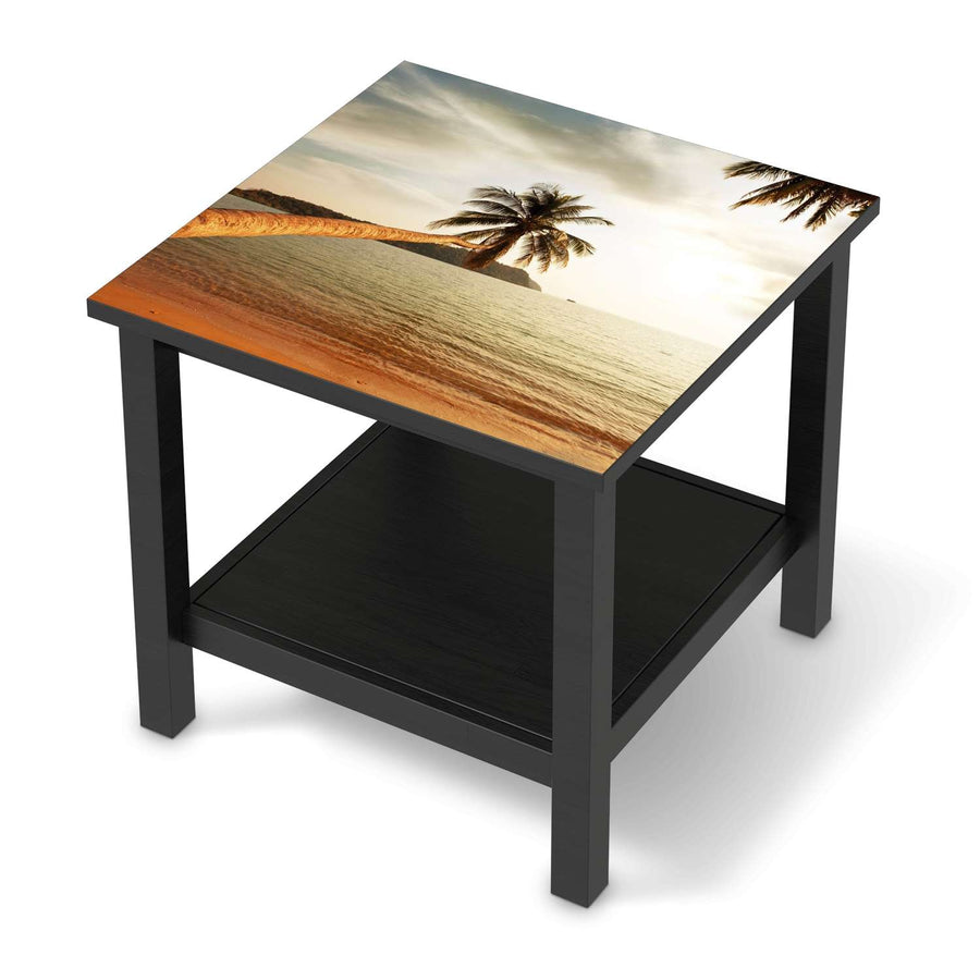Möbel Klebefolie Paradise - IKEA Hemnes Beistelltisch 55x55 cm - schwarz