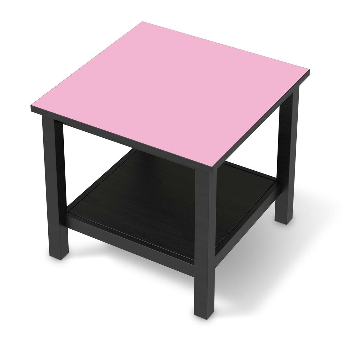 Möbel Klebefolie Pink Light - IKEA Hemnes Beistelltisch 55x55 cm - schwarz