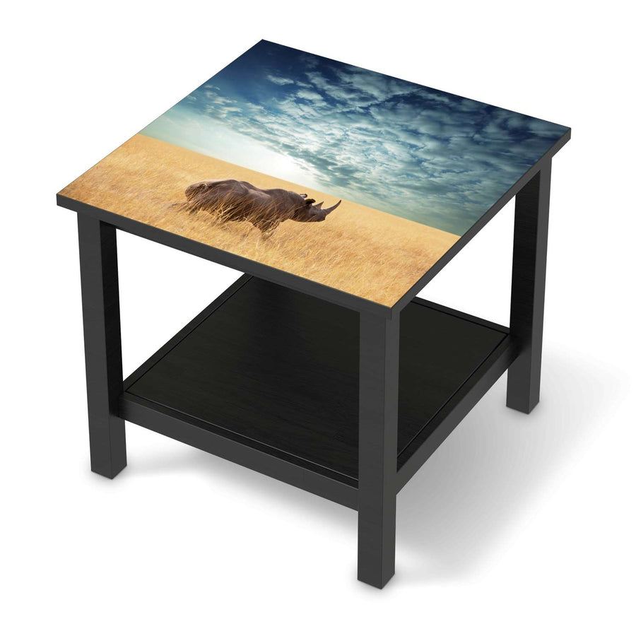 Möbel Klebefolie Rhino - IKEA Hemnes Beistelltisch 55x55 cm - schwarz