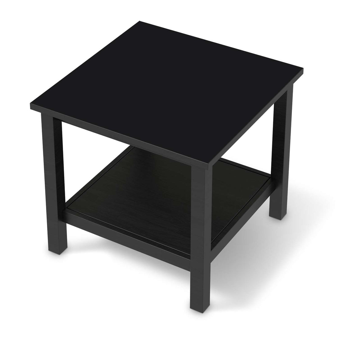 Möbel Klebefolie Schwarz  - IKEA Hemnes Beistelltisch 55x55 cm - schwarz