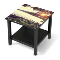 Möbel Klebefolie Seaside Dreams - IKEA Hemnes Beistelltisch 55x55 cm - schwarz