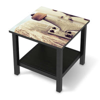 Möbel Klebefolie Skateboard - IKEA Hemnes Beistelltisch 55x55 cm - schwarz