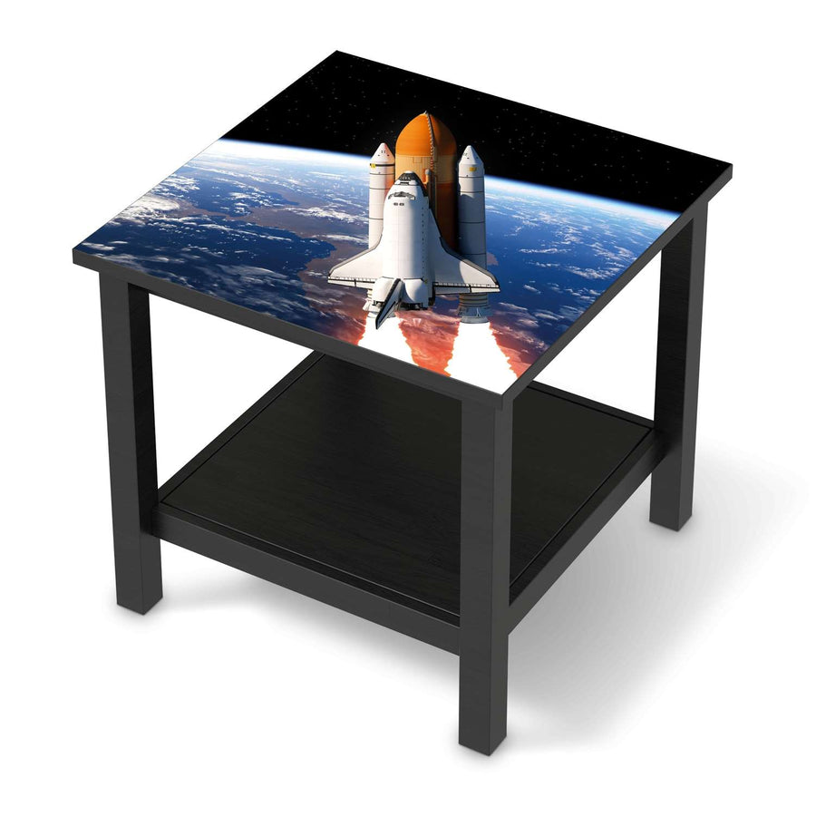Möbel Klebefolie Space Traveller - IKEA Hemnes Beistelltisch 55x55 cm - schwarz
