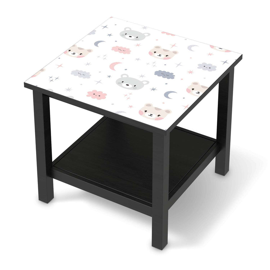Möbel Klebefolie Sweet Dreams - IKEA Hemnes Beistelltisch 55x55 cm - schwarz