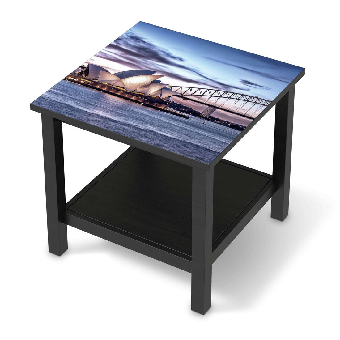 Möbel Klebefolie Sydney - IKEA Hemnes Beistelltisch 55x55 cm - schwarz