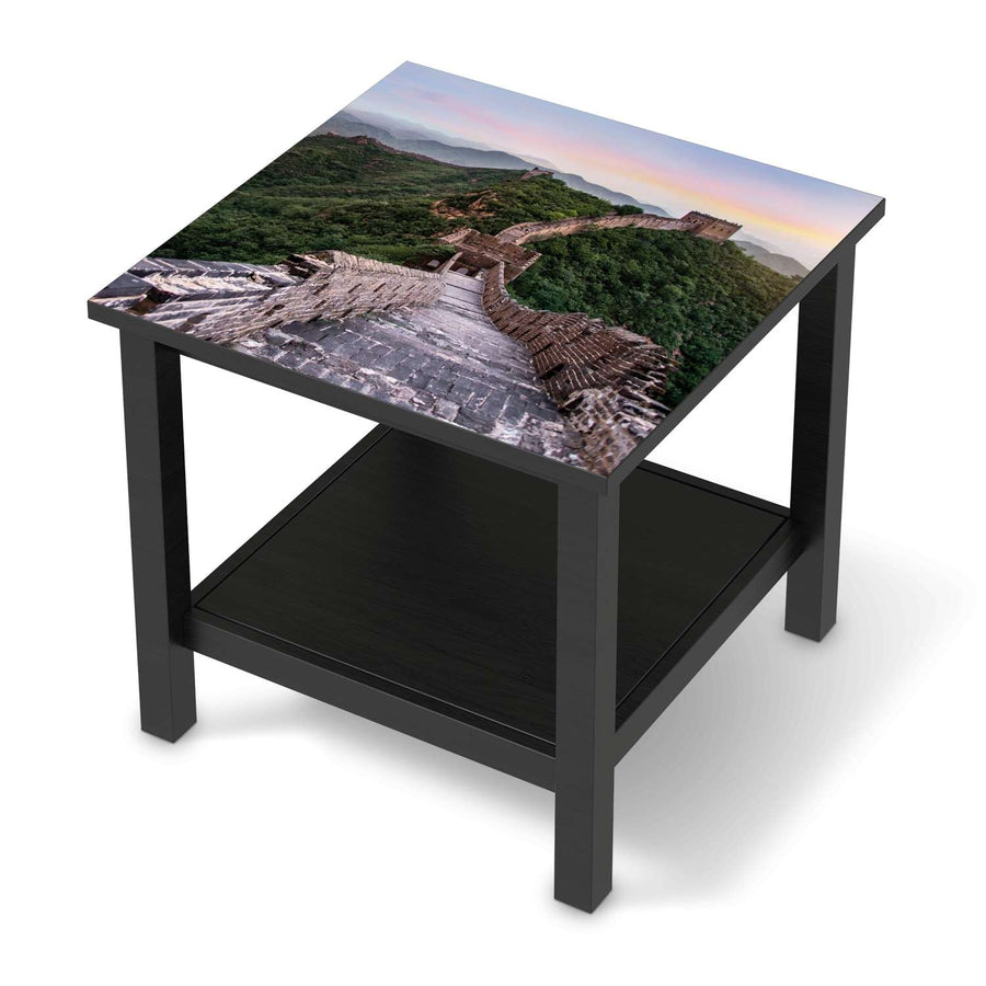 Möbel Klebefolie The Great Wall - IKEA Hemnes Beistelltisch 55x55 cm - schwarz