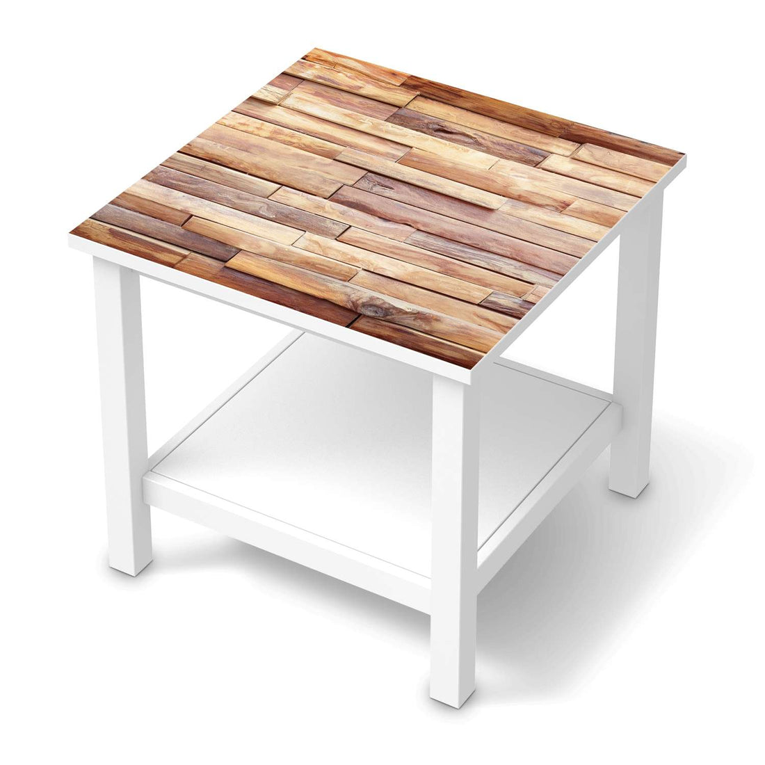 Möbel Klebefolie Artwood - IKEA Hemnes Beistelltisch 55x55 cm  - weiss