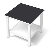 Möbel Klebefolie Grau Dark - IKEA Hemnes Beistelltisch 55x55 cm  - weiss