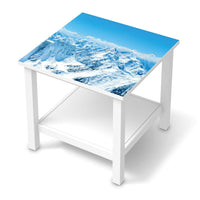 Möbel Klebefolie Himalaya - IKEA Hemnes Beistelltisch 55x55 cm  - weiss