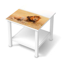 Möbel Klebefolie Lion King - IKEA Hemnes Beistelltisch 55x55 cm  - weiss