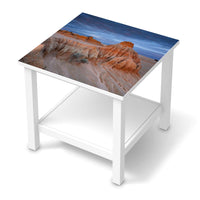 Möbel Klebefolie Outback Australia - IKEA Hemnes Beistelltisch 55x55 cm  - weiss