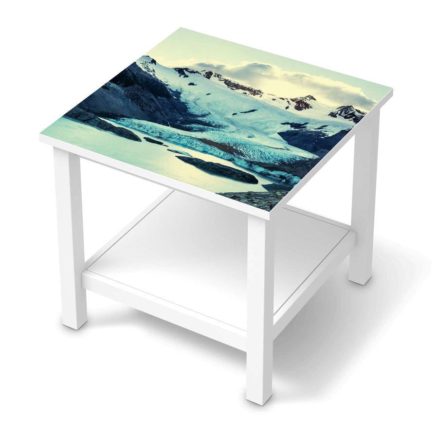 Möbel Klebefolie Patagonia - IKEA Hemnes Beistelltisch 55x55 cm  - weiss