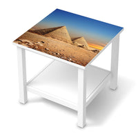Möbel Klebefolie Pyramids - IKEA Hemnes Beistelltisch 55x55 cm  - weiss