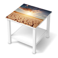 Möbel Klebefolie Savanne - IKEA Hemnes Beistelltisch 55x55 cm  - weiss