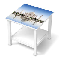 Möbel Klebefolie Taj Mahal - IKEA Hemnes Beistelltisch 55x55 cm  - weiss