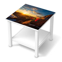 Möbel Klebefolie Tibet - IKEA Hemnes Beistelltisch 55x55 cm  - weiss