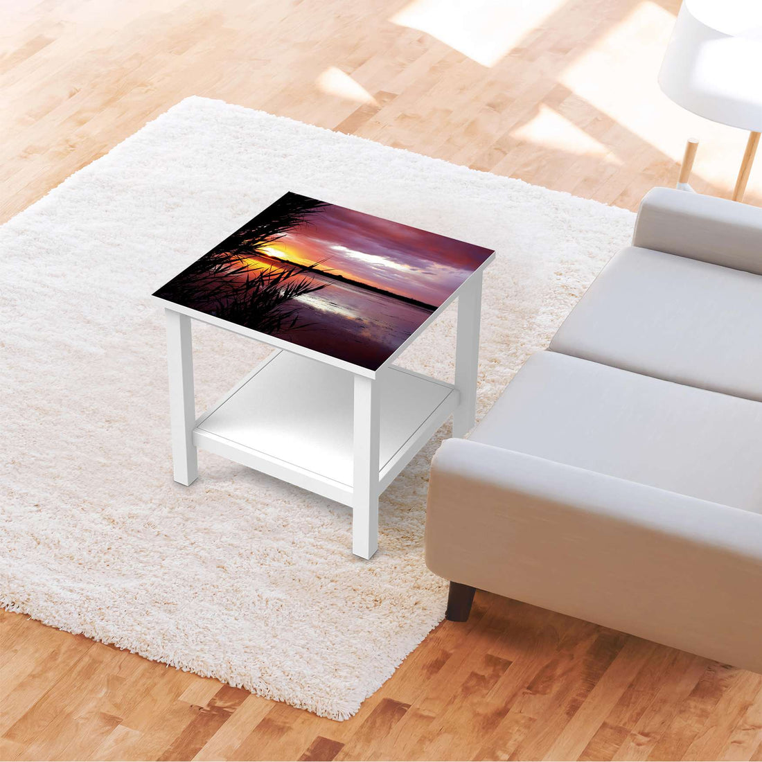 Möbel Klebefolie Dream away - IKEA Hemnes Beistelltisch 55x55 cm - Wohnzimmer