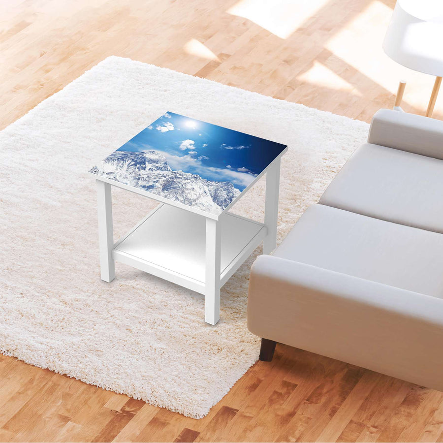 Möbel Klebefolie Everest - IKEA Hemnes Beistelltisch 55x55 cm - Wohnzimmer