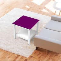 Möbel Klebefolie Flieder Dark - IKEA Hemnes Beistelltisch 55x55 cm - Wohnzimmer
