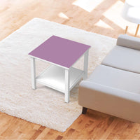 Möbel Klebefolie Flieder Light - IKEA Hemnes Beistelltisch 55x55 cm - Wohnzimmer