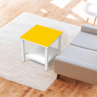 Möbel Klebefolie Gelb Dark - IKEA Hemnes Beistelltisch 55x55 cm - Wohnzimmer