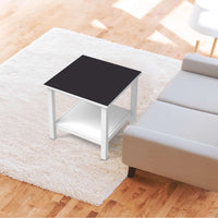 Möbel Klebefolie Grau Dark - IKEA Hemnes Beistelltisch 55x55 cm - Wohnzimmer