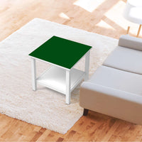 Möbel Klebefolie Grün Dark - IKEA Hemnes Beistelltisch 55x55 cm - Wohnzimmer