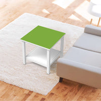 Möbel Klebefolie Hellgrün Dark - IKEA Hemnes Beistelltisch 55x55 cm - Wohnzimmer