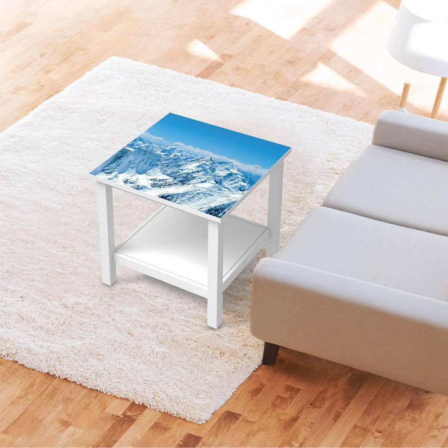 Möbel Klebefolie Himalaya - IKEA Hemnes Beistelltisch 55x55 cm - Wohnzimmer