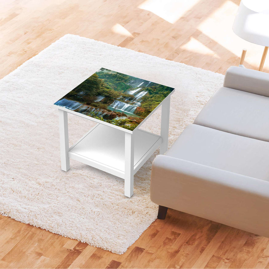 Möbel Klebefolie Rainforest - IKEA Hemnes Beistelltisch 55x55 cm - Wohnzimmer