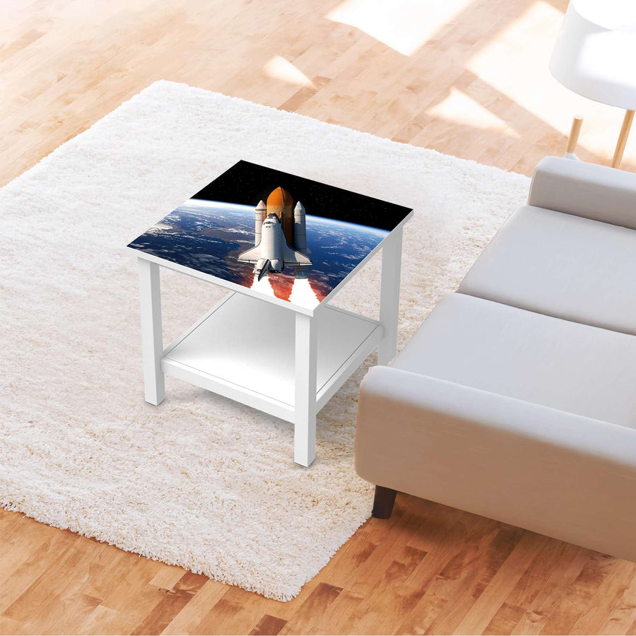 Möbel Klebefolie Space Traveller - IKEA Hemnes Beistelltisch 55x55 cm - Wohnzimmer