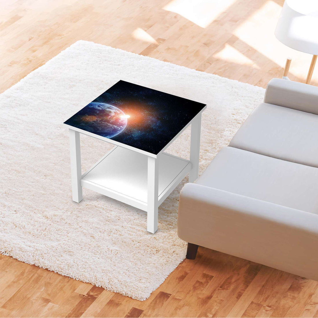 Möbel Klebefolie Sunrise - IKEA Hemnes Beistelltisch 55x55 cm - Wohnzimmer