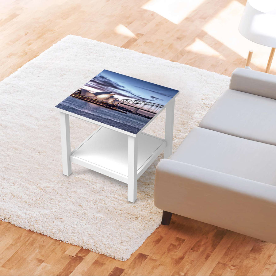 Möbel Klebefolie Sydney - IKEA Hemnes Beistelltisch 55x55 cm - Wohnzimmer