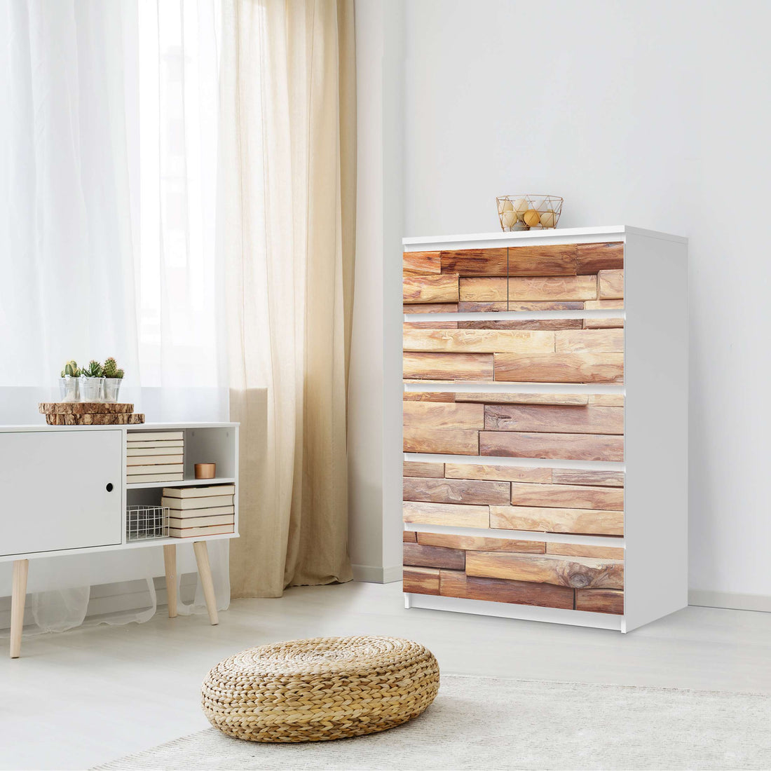 Möbel Klebefolie Artwood - IKEA Malm Kommode 6 Schubladen (hoch) - Schlafzimmer