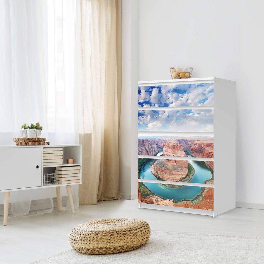Möbel Klebefolie Grand Canyon - IKEA Malm Kommode 6 Schubladen (hoch) - Schlafzimmer
