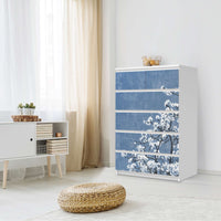 Möbel Klebefolie Spring Tree - IKEA Malm Kommode 6 Schubladen (hoch) - Schlafzimmer
