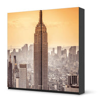 Möbel Klebefolie Empire State Building - IKEA Pax Schrank 201 cm Höhe - Schiebetür - schwarz