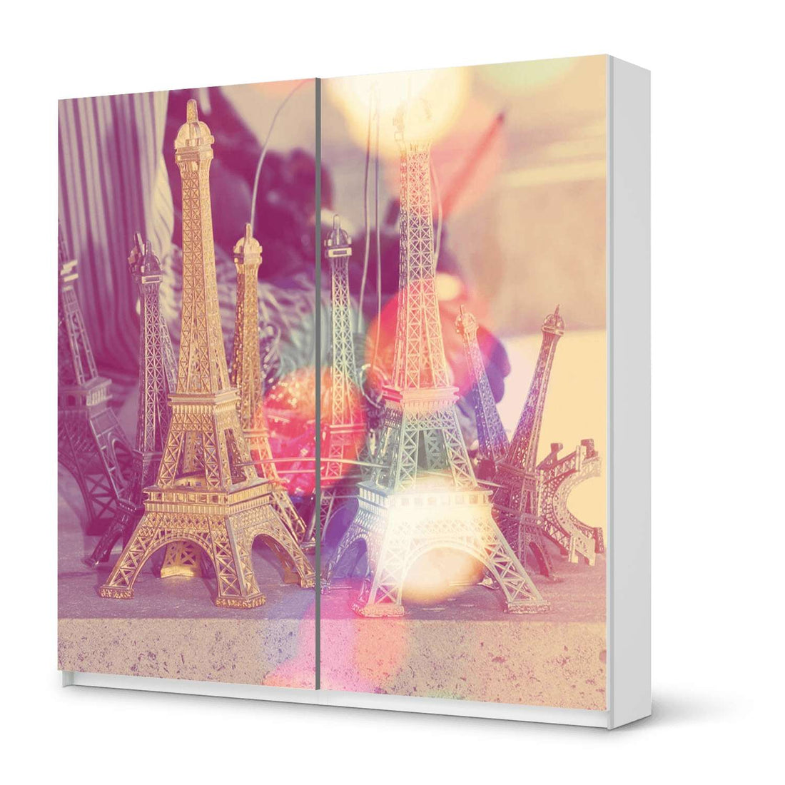 Möbel Klebefolie Paris - IKEA Pax Schrank 201 cm Höhe - Schiebetür - weiss
