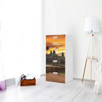 Möbel Klebefolie Angkor Wat - IKEA Stuva / Fritids Kommode - 5 Schubladen - Kinderzimmer