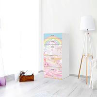 Möbel Klebefolie Candyland - IKEA Stuva / Fritids Kommode - 5 Schubladen - Kinderzimmer