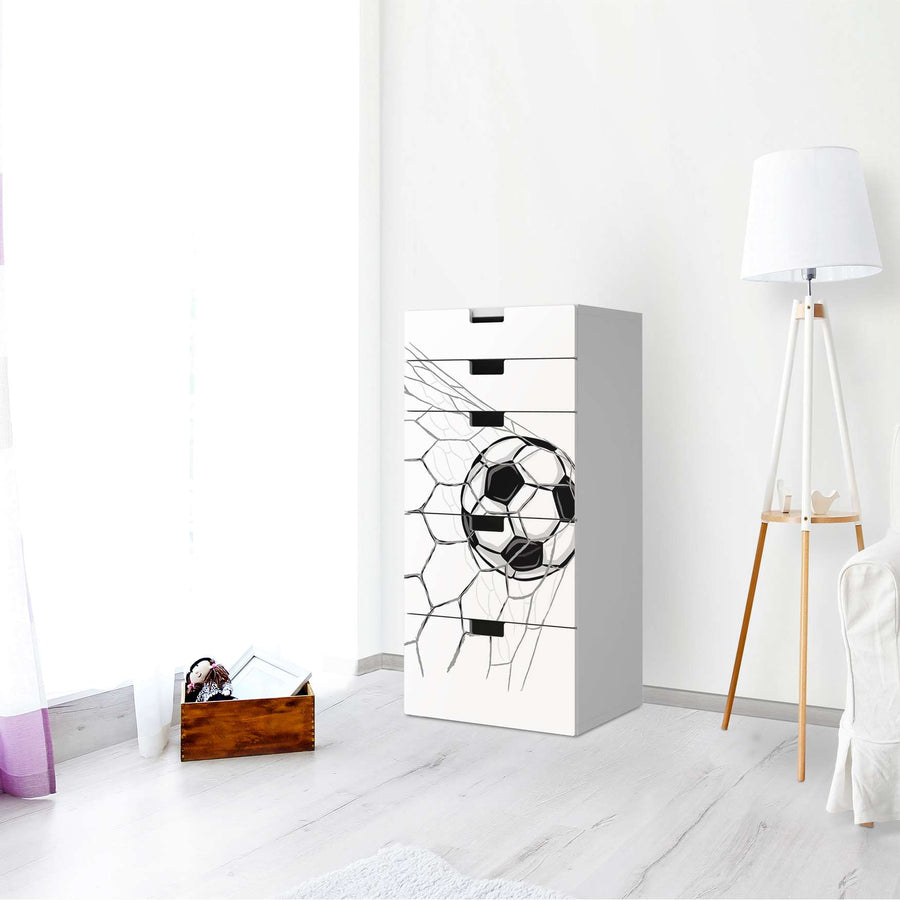 Möbel Klebefolie Eingenetzt - IKEA Stuva Kommode - 5 Schubladen - Kinderzimmer