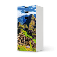 Möbel Klebefolie Machu Picchu - IKEA Stuva Kommode - 5 Schubladen  - weiss