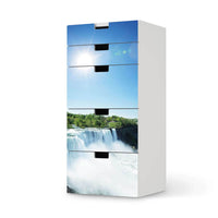 Möbel Klebefolie Niagara Falls - IKEA Stuva Kommode - 5 Schubladen  - weiss