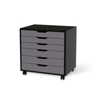 Möbelfolie Grau Light - IKEA Alex Rollcontainer 6 Schubladen - schwarz