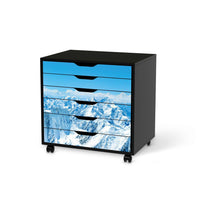 Möbelfolie Himalaya - IKEA Alex Rollcontainer 6 Schubladen - schwarz